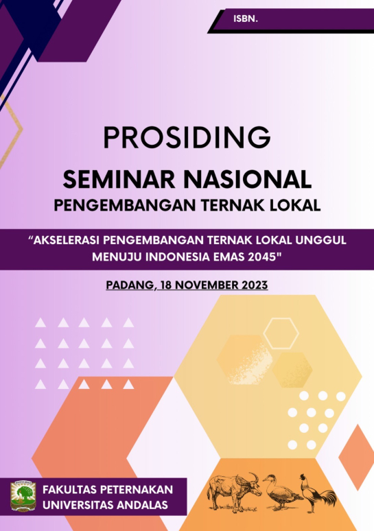 Prosiding Seminar Nasional Pengembangan Ternak Lokal “Akselerasi Pengembangan Ternak Lokal Unggul Menuju Indonesia Emas 2045”