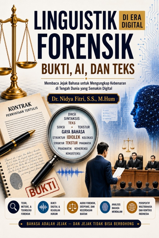 Linguistik Forensik di Era Digital Bukti, AI, dan Teks : Membaca Jejak Bahasa Untuk Mengungkap Kebenaran di Tengah Dunia Yang Semakin Digital